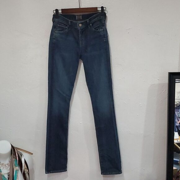 Citizens Of Humanity Elson Mid Rise Straight Leg Jeans Size 25 or 0 - Picture 2 of 15